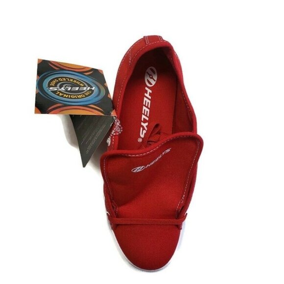 HEELYS Red Pro 20 Canvas Skate Shoes Mens Size 8 HES10456 Red White - Picture 2 of 8